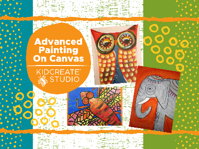 Kidcreate Studio - Bloomfield. Advanced Painting On Canvas Weekly Class (7-12 Years)